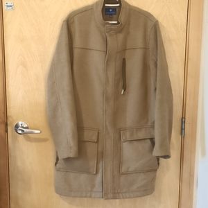 Ryan Seacrest Distinction Camel Parka Coat